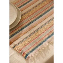 Mantel individual jacquard de algodón Vedra