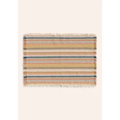 Mantel individual jacquard de algodón Vedra