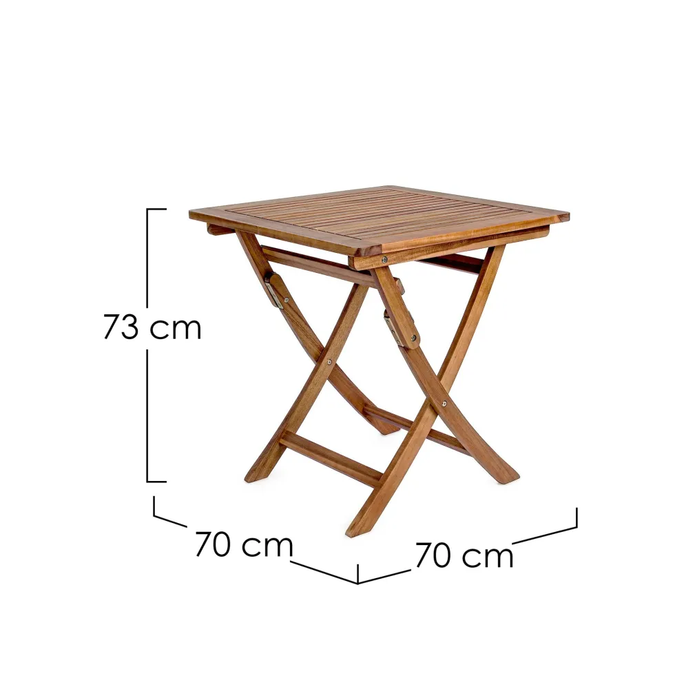 Mesa de balcón plegable Bizzotto NOEMI madera