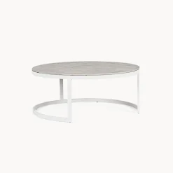Mesa de centro para jardín Bizzotto TALUNAS blanca