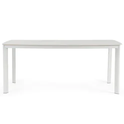 Mesa de comedor exterior Bizzotto ALCORA blanco extensible