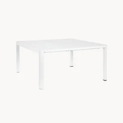 Mesa de comedor exterior Bizzotto KIPLIN cuadrada/rectangular blanca extensible
