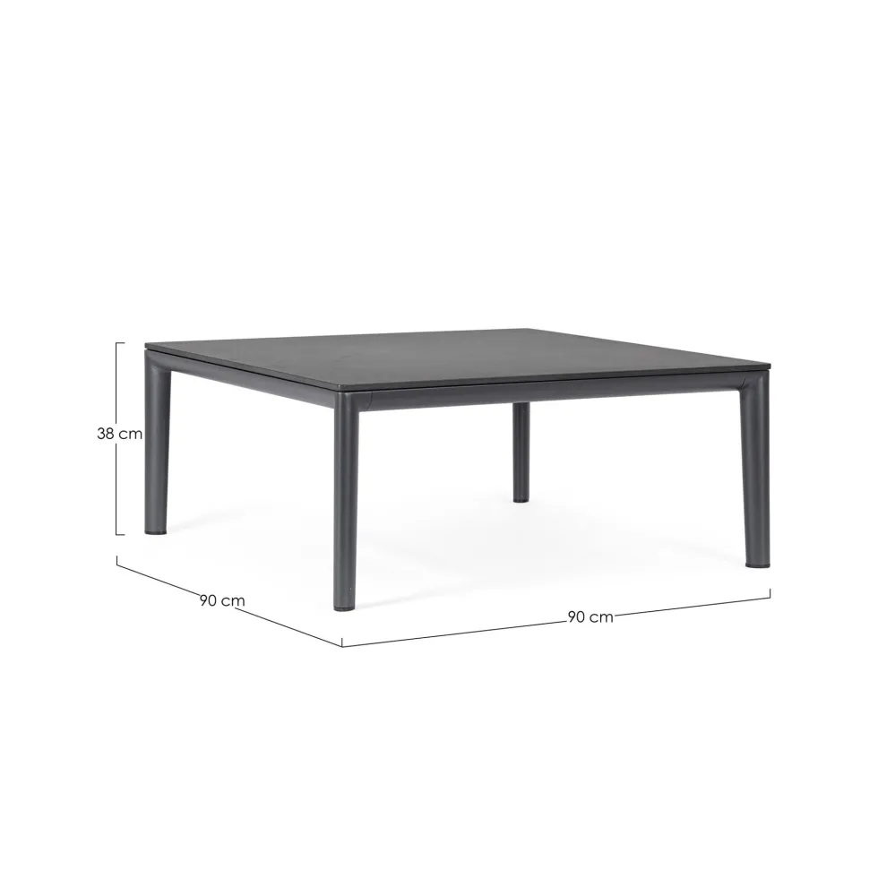 Mesa de comedor exterior Bizzotto GERALD antracita