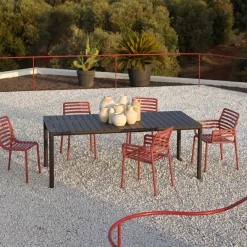 Mesa de comedor exterior Nardi TEVERE terra extensible
