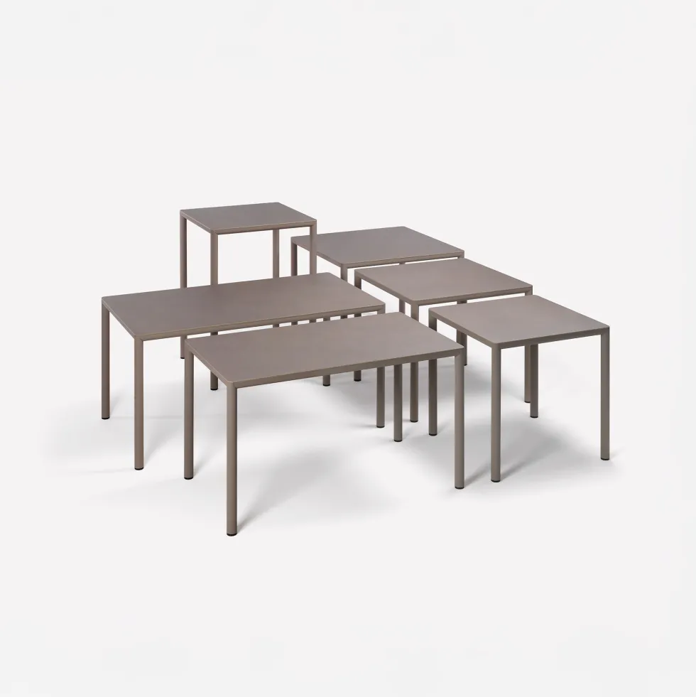 Mesa de comedor exterior Nardi PIAVE antracita