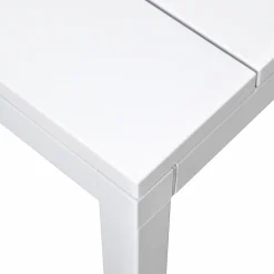 Mesa de comedor exterior Nardi RIO blanca extensible
