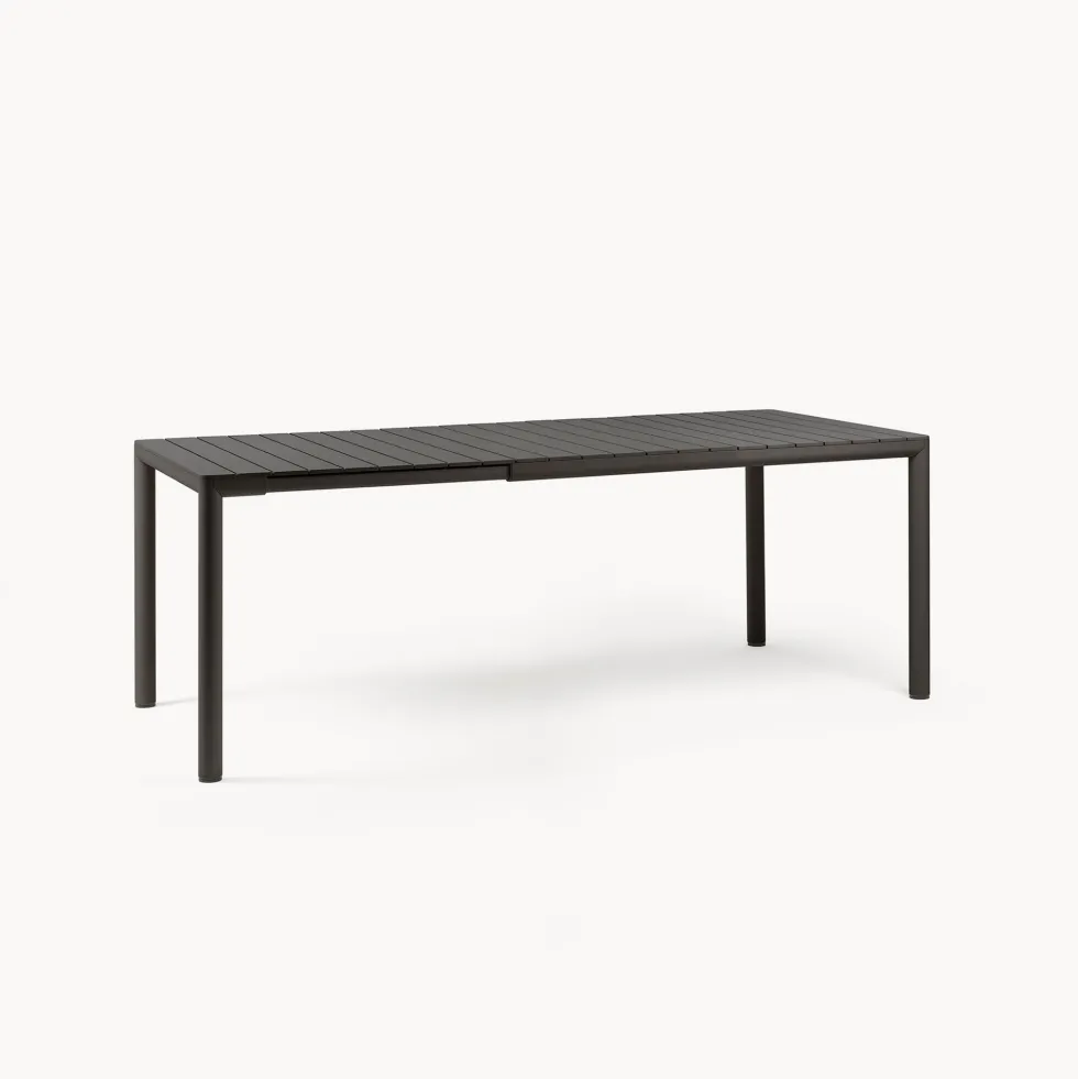 Mesa de comedor exterior Nardi TEVERE antracita extensible