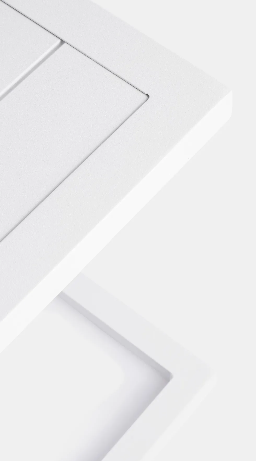 Mesa de jardín auxiliar Bizzotto HILDE blanca