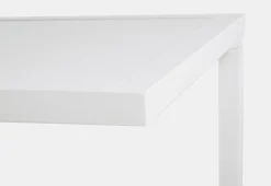 Mesa de jardín auxiliar Bizzotto HILDE blanca