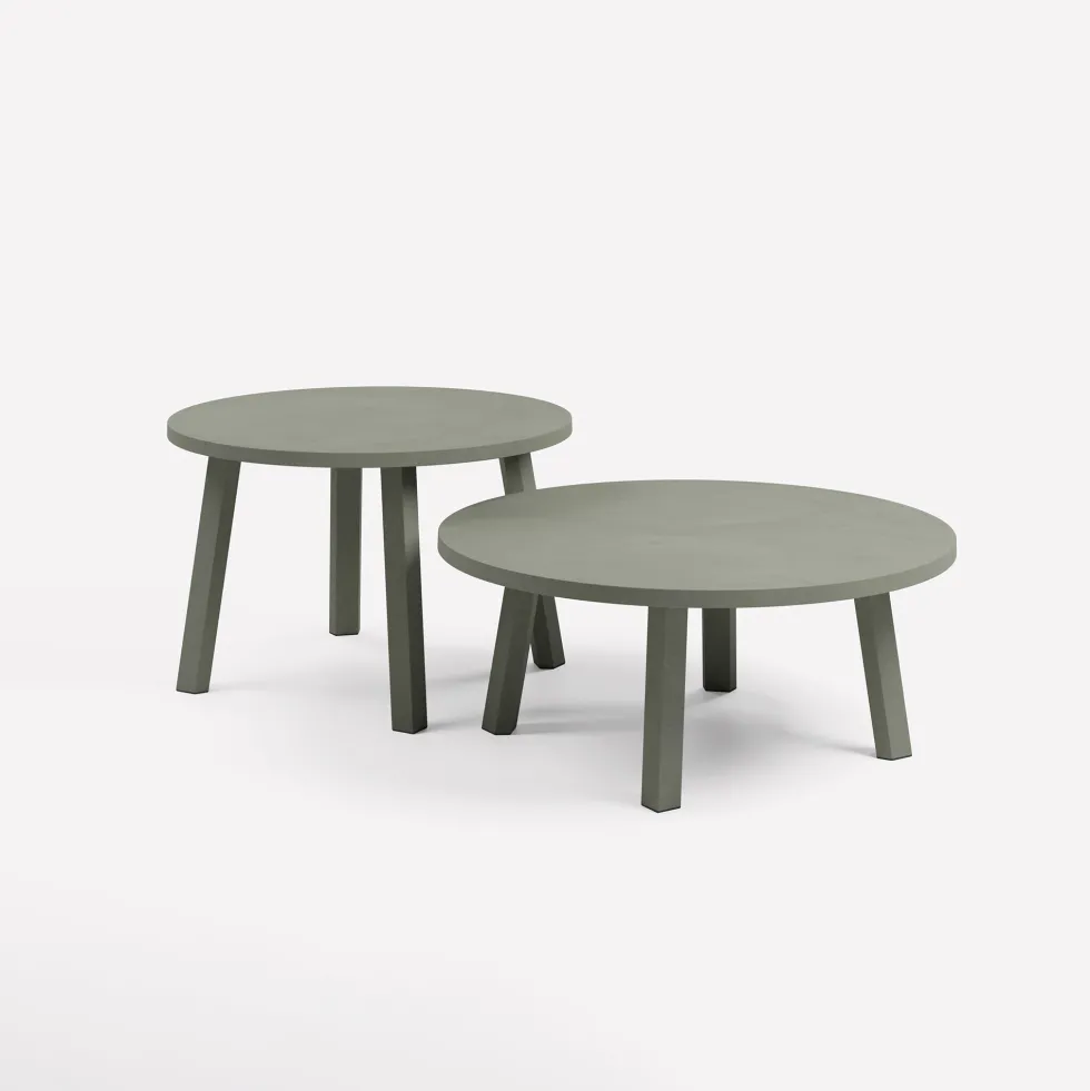 Mesa de jardín auxiliar Nardi MAXIMO gesso