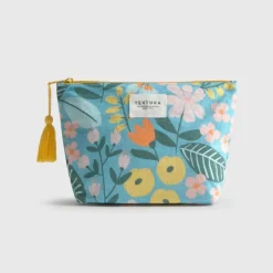 Neceser de algodón con estampado floral Lula