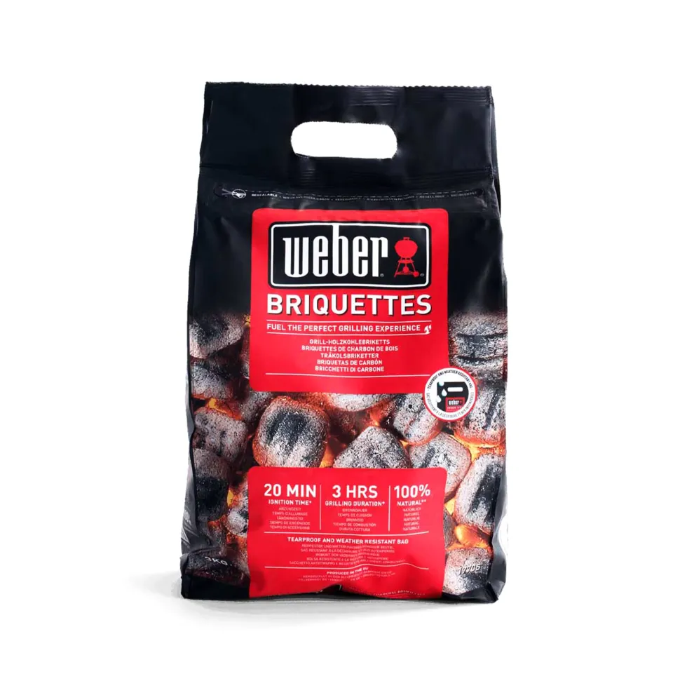 Pack Barbacoa Weber® de Carbón Compact Kettle Ø47 cm + Briquetas 3 Kg
