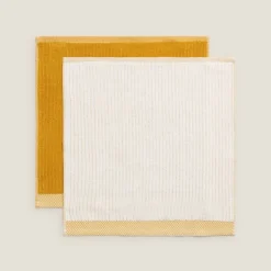 Pack de 2 trapos de rizo de algodón a cuadros Gabrican