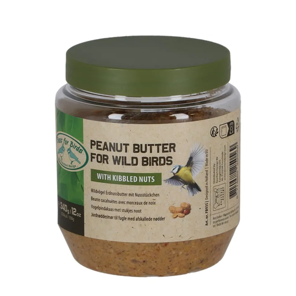 Peanut butter para pájaros silvestres