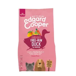 Pienso de pato y pollo sin cereales para cachorros Edgard&Cooper