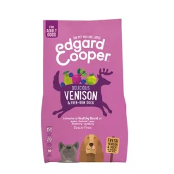 Pienso de venado y pato sin cereales para perros adultos Edgard&Cooper