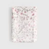 Plaid con flores y flecos Lapla