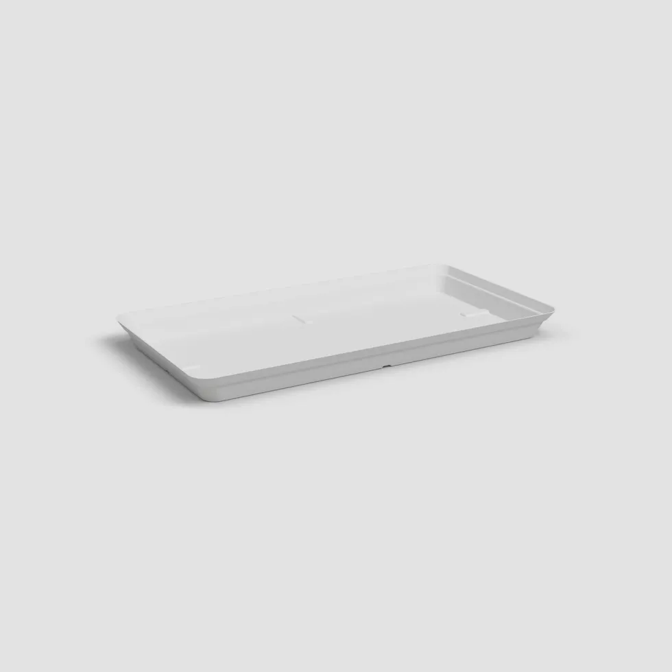 Plato de plástico Artevasi blanco Capri rectangular