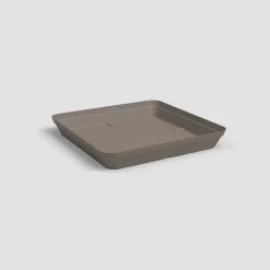 Plato de plástico Artevasi taupe Capri cuadrado