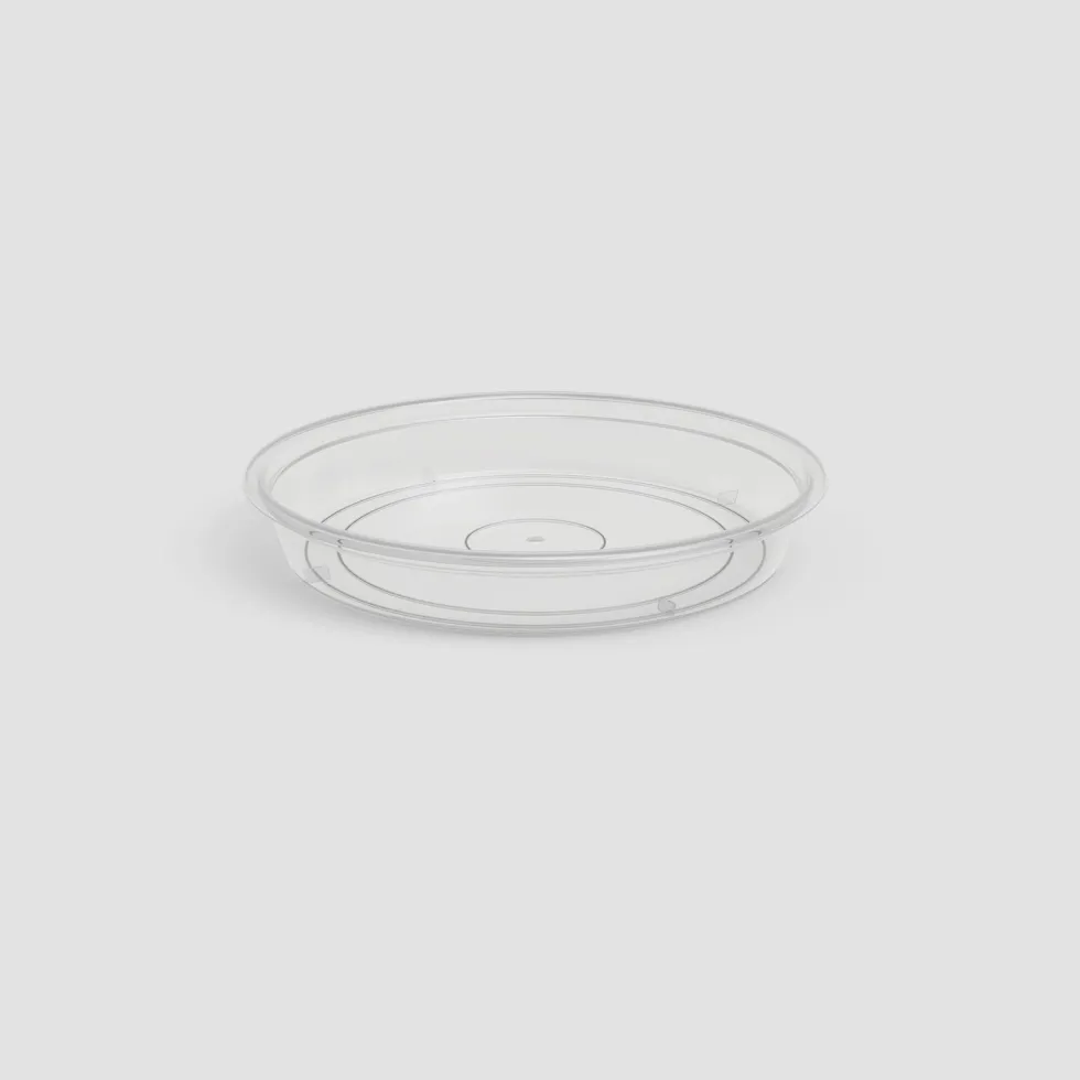 Plato de plástico Artevasi transparente redondo