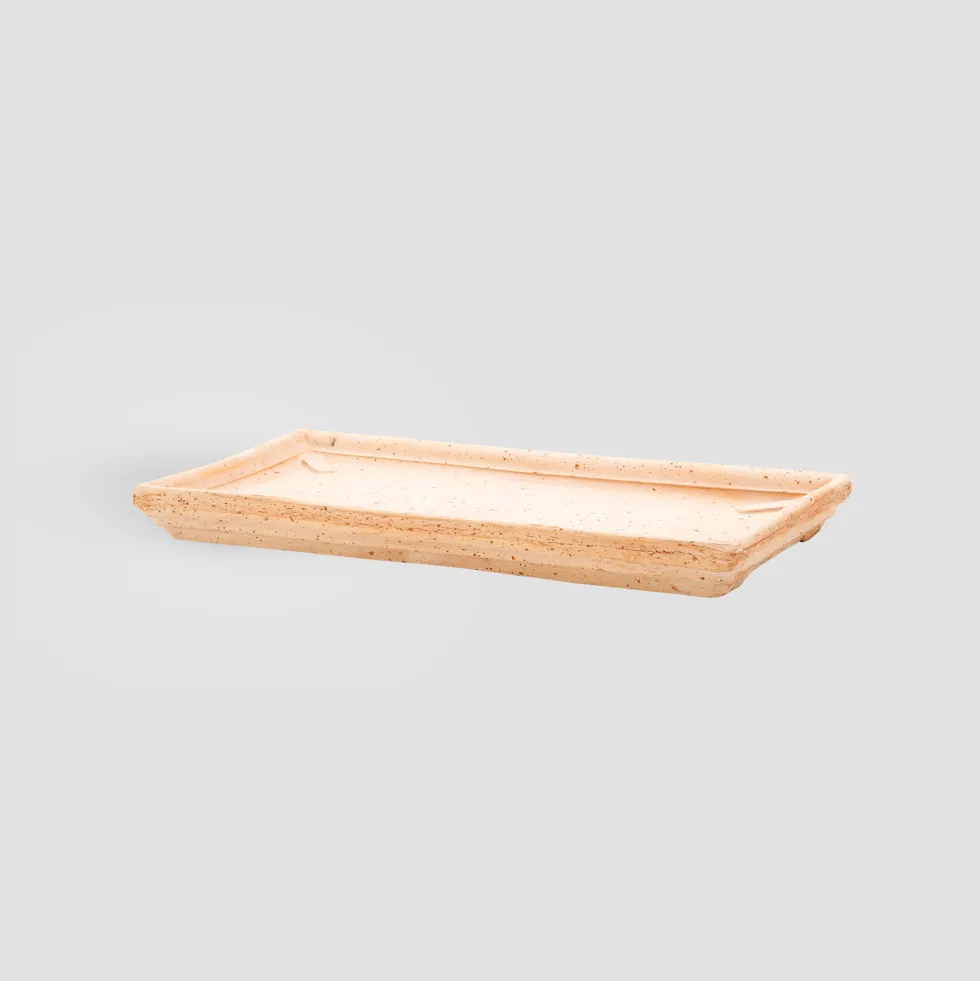 Plato para jardinera Discom Toscana siena (rectangular)