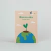 Postal Plantable "Bienvenido, pequeño brote" Resetea