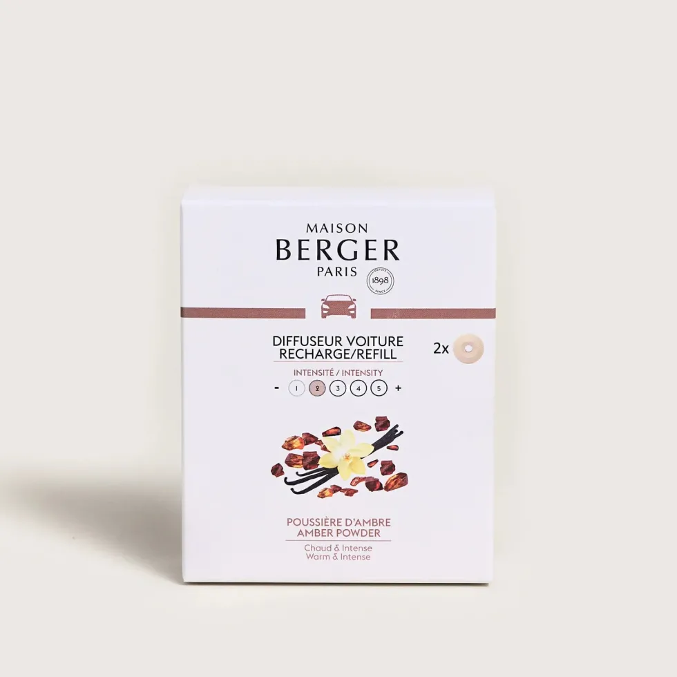 Recambio difusor de aromas para coche Berger Poussière d'Ambre
