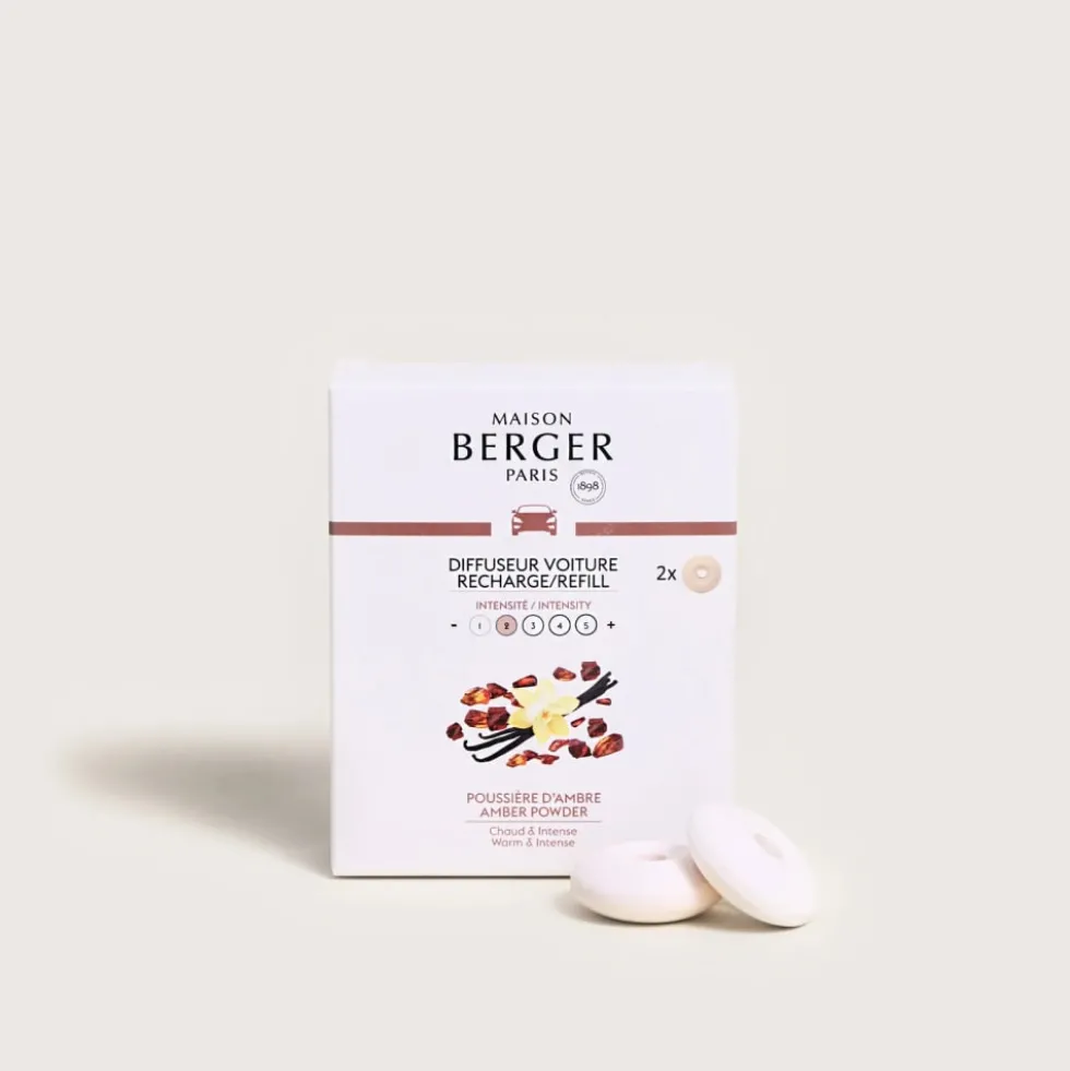 Recambio difusor de aromas para coche Berger Poussière d'Ambre