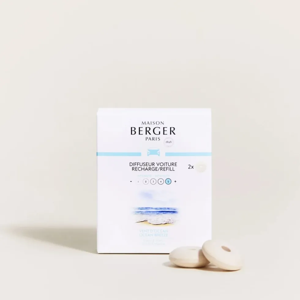 Recambio difusor de aromas para coche Berger Vent d'Ocean