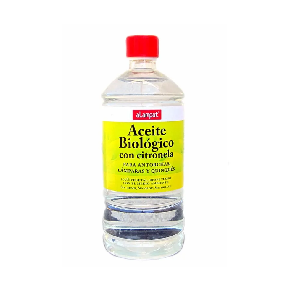 Recambio para aceite Biológico con Citronela para Antorchas, Lámparas y Quinqués 1L