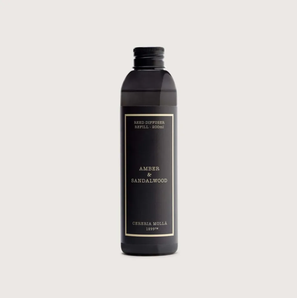 Recarga mikado Cerería Mollá Amber & Sandalwood (200 ml)
