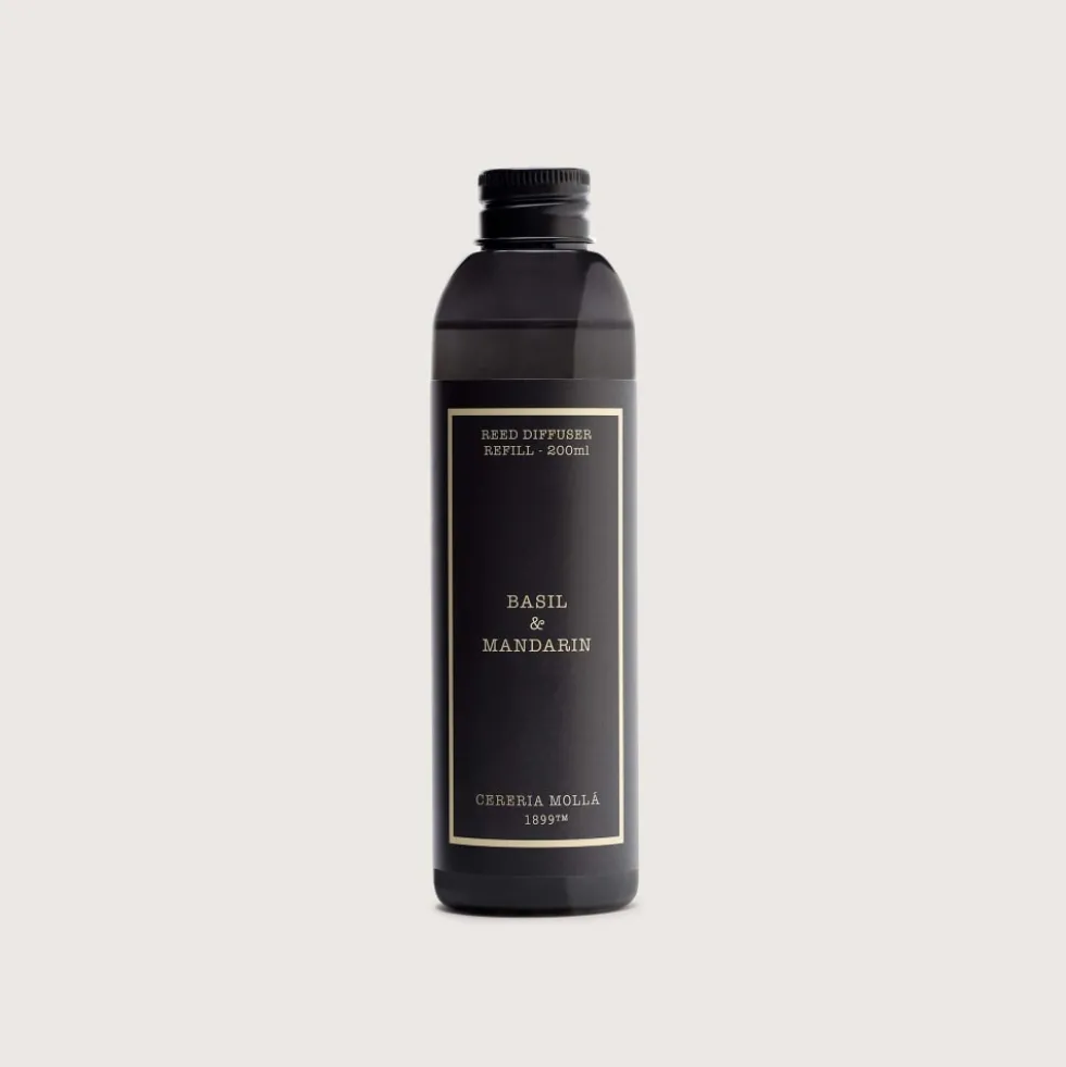 Recarga mikado Cerería Mollá Basil & Mandarin (200 ml)