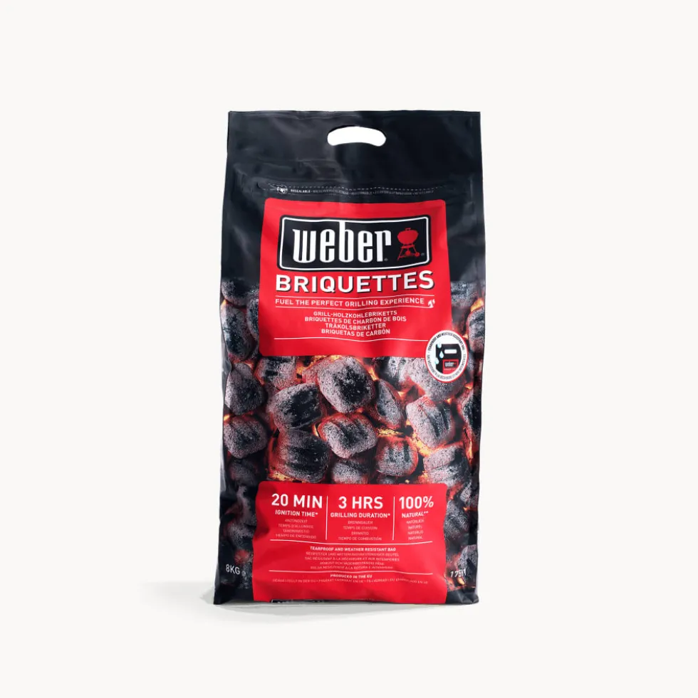 Saco de briquetas Weber® (8 Kg)