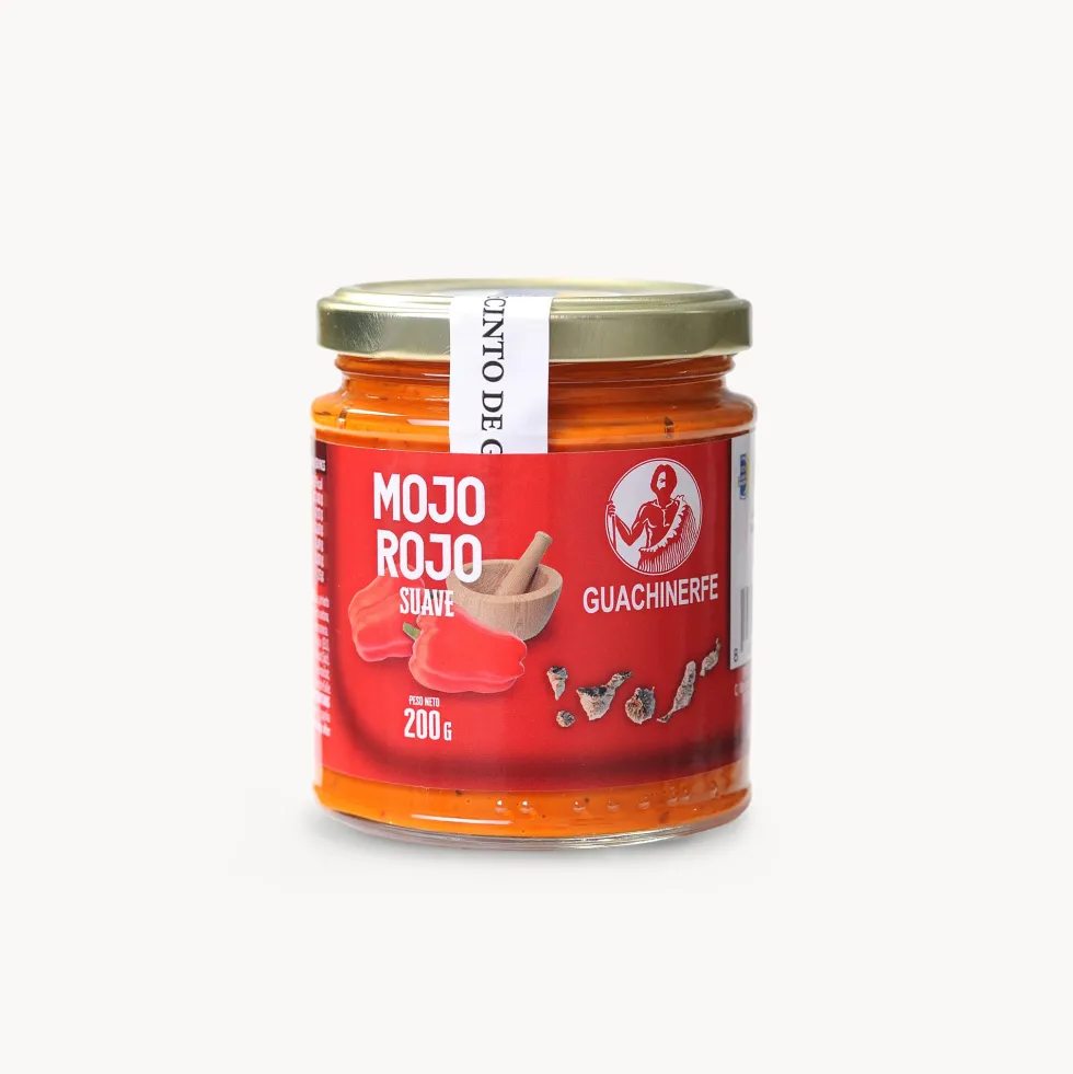 Salsa para barbacoa Mojo Rojo suave Guachinerfe