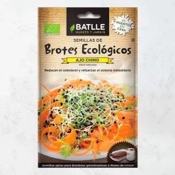 Semillas brotes ajo chino eco