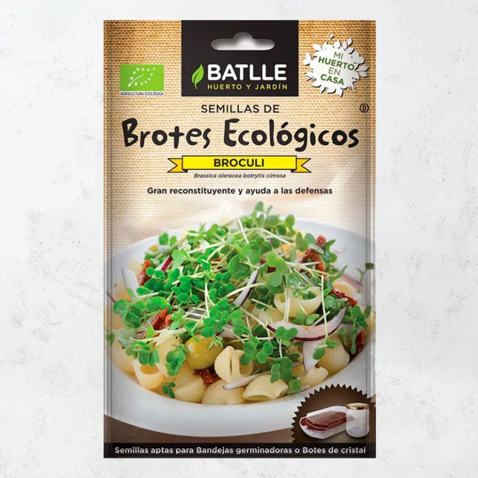 Semillas brotes brócoli eco