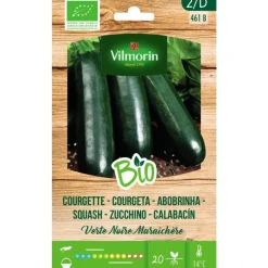 Semillas Calabacín Verde Bio Vilmorin