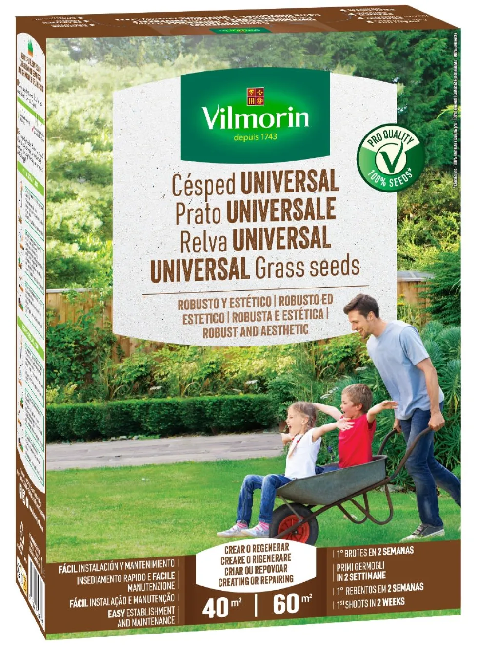 Semillas de césped Vilmorin universal
