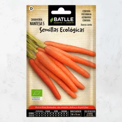Semillas ecológicas de zanahoria nantesa 5