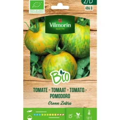 Semillas Tomate Green Zebra Bio Vilmorin
