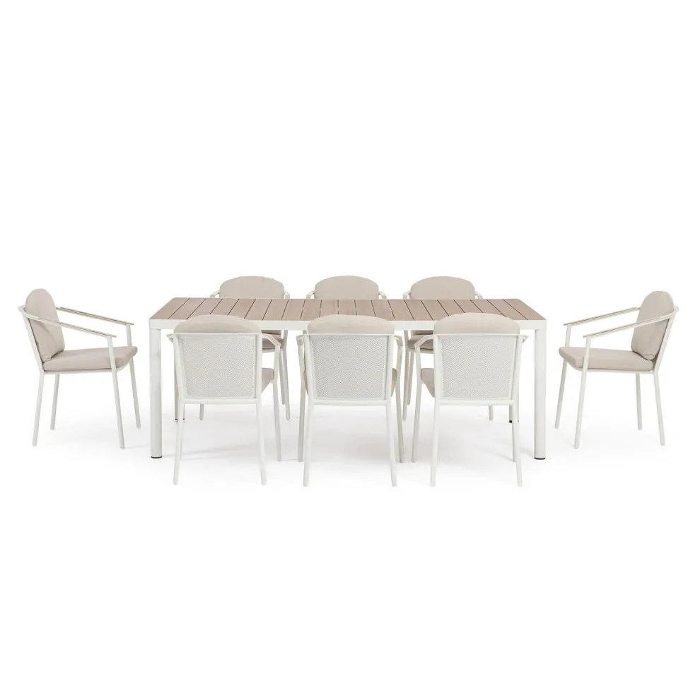 Set de mesa y sillas jardin Bizzotto ULISES piezas