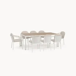 Set de mesa y sillas jardin Bizzotto ULISES piezas