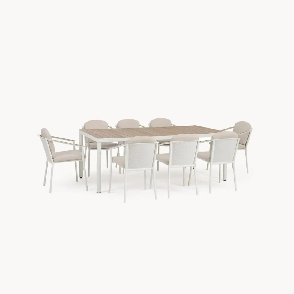 Set de mesa y sillas jardin Bizzotto ULISES piezas