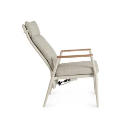 Silla de jardín Bizzotto FLOBERT gris