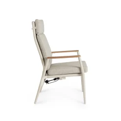 Silla de jardín Bizzotto FLOBERT gris