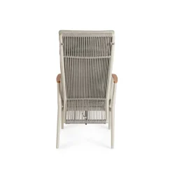Silla de jardín Bizzotto FLOBERT gris