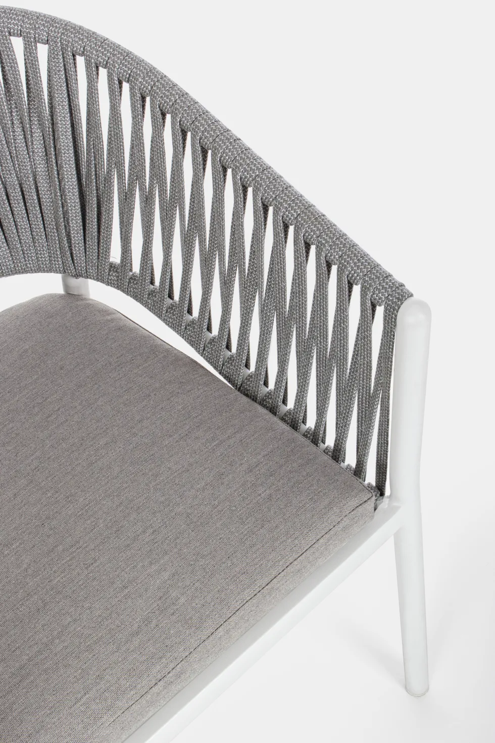 Silla de jardín Bizzotto FLORENCIA blanco con brazos