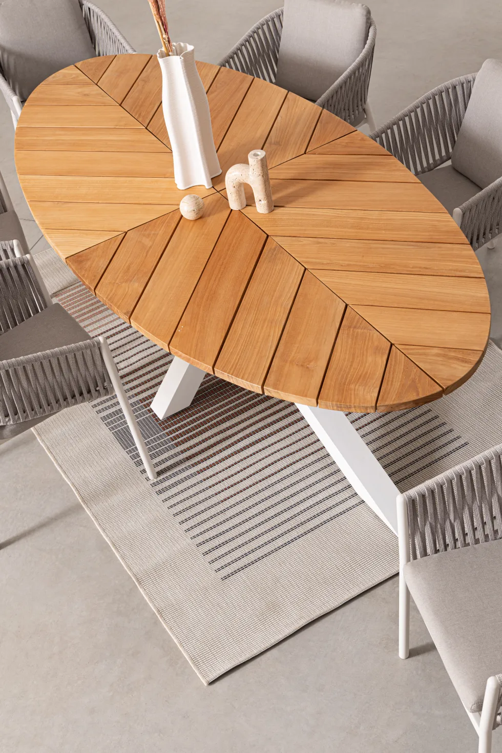 Silla de jardín Bizzotto FLORENCIA blanco con brazos