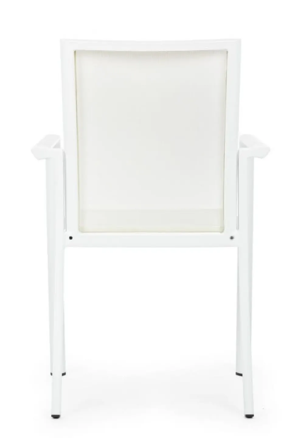 Silla de jardín Bizzotto KONNOR blanco con brazos