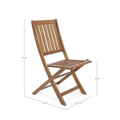 Silla de jardín Bizzotto MALI madera